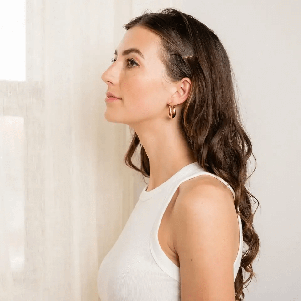 Boucles d'oreilles créoles géométriques